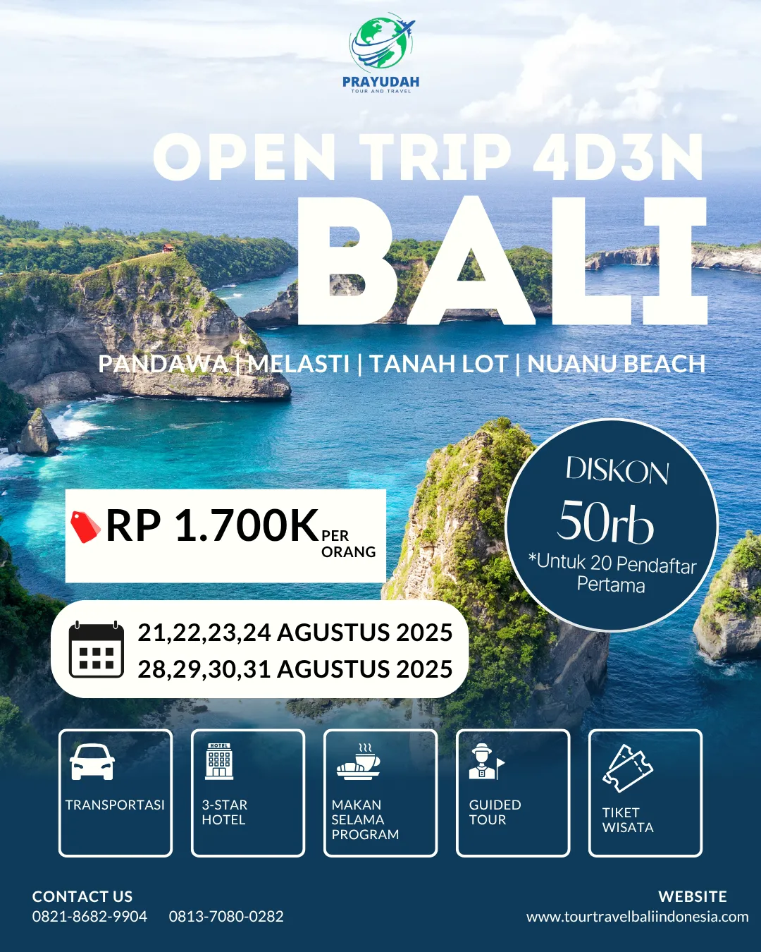 Open Trip Bali 4D3N